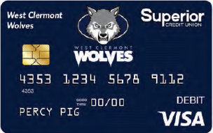 west caermont wolves card